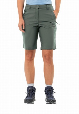 Jack Wolfskin Active Track Korte Broek Dames Groen | 11297357