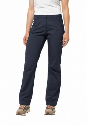 Jack Wolfskin Active Track Wandelbroeken Dames Donkerblauw | 21150016