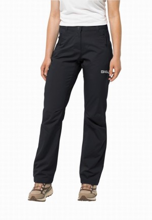 Jack Wolfskin Active Track Wandelbroeken Dames Zwart | 87232147