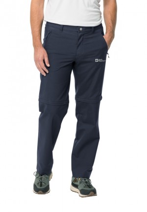 Jack Wolfskin Active Track Zip Off Wandelbroeken Heren Donkerblauw | 28441933