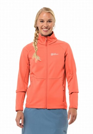 Jack Wolfskin Alpgrat Fz Fleece Jassen Dames Oranje | 35594982