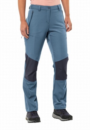 Jack Wolfskin Alpine Wandelbroeken Dames Blauw | 81426144