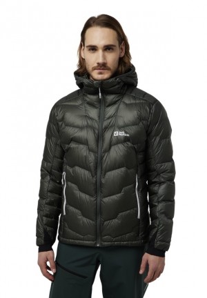 Jack Wolfskin Alpspitze Hoody Donsjas Heren Zwart | 58916171