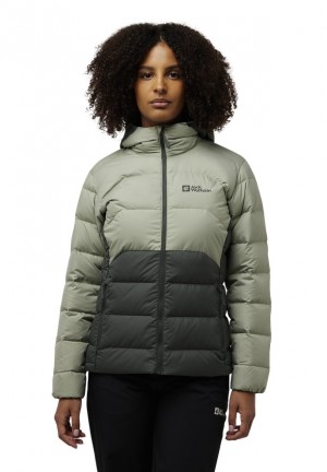 Jack Wolfskin Ather Donsjas Dames Grijs | 86073436