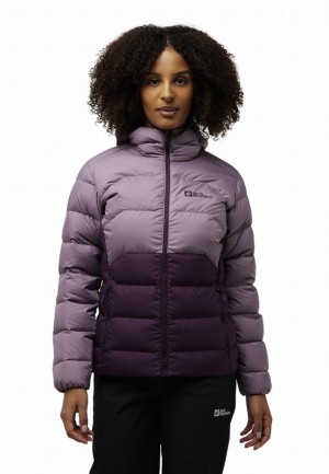 Jack Wolfskin Ather Donsjas Dames Paars | 33820301
