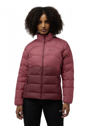 Jack Wolfskin Ather Donsjas Dames Rood | 94193321