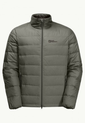Jack Wolfskin Ather Donsjas Heren Grijs | 34998657