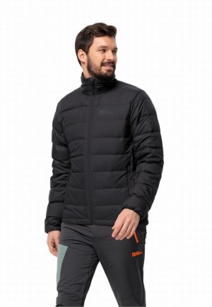 Jack Wolfskin Ather Donsjas Heren Zwart | 98739817