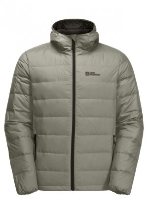 Jack Wolfskin Ather Hoody Donsjas Heren Olijfgroen | 11949206