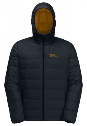 Jack Wolfskin Ather Hoody Donsjas Heren Donkerblauw | 26586410