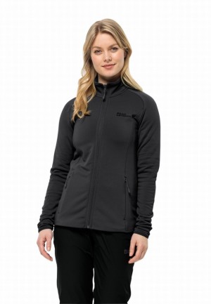 Jack Wolfskin Baiselberg Fz Fleece Jassen Dames Zwart | 58679979