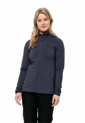 Jack Wolfskin Baiselberg Fz Fleece Jassen Dames Donkerblauw | 53680373