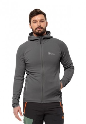 Jack Wolfskin Baiselberg Hooded Fz Fleece Jassen Heren Grijs | 53572594
