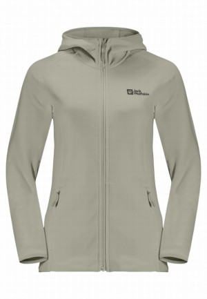 Jack Wolfskin Baiselberg Hooded Fz Fleece Jassen Dames Grijs | 71245794