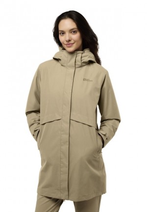 Jack Wolfskin Baylight 3in1 Jassen Dames Khaki | 94918577