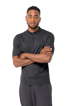 Jack Wolfskin Bike Commute Hz T-shirts Heren Zwart | 11002223