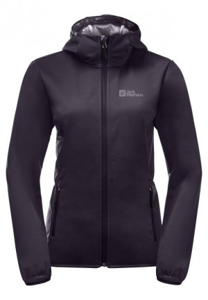 Jack Wolfskin Bornberg Hoody Jassen Dames Paars | 57048423