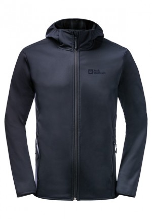 Jack Wolfskin Bornberg Hoody Softshell Jas Heren Donkerblauw | 36277979