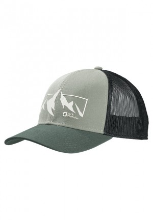 Jack Wolfskin Brand Baseball Pet Dames Groen | 90056980