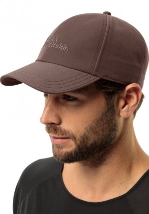 Jack Wolfskin Brand Baseball Pet Heren Chocola | 42341184