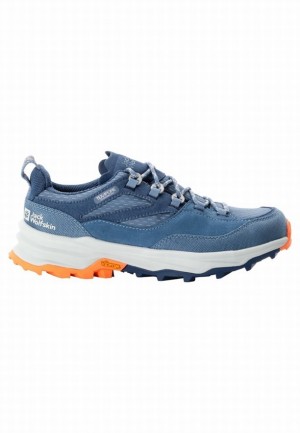 Jack Wolfskin Cyrox Texapore Low Wandelschoenen Dames Blauw | 39065765