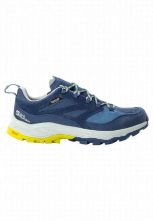 Jack Wolfskin Cyrox Texapore Low Wandelschoenen Heren Donkerblauw | 99765388