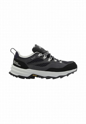 Jack Wolfskin Cyrox Texapore Low Wandelschoenen Dames Zwart | 51479386