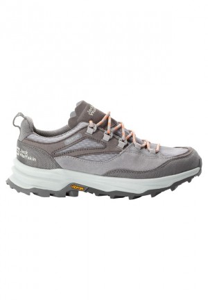 Jack Wolfskin Cyrox Texapore Low Wandelschoenen Dames Grijs | 67695420