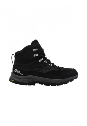 Jack Wolfskin Cyrox Texapore Mid Wandelschoenen Heren Zwart | 92139125
