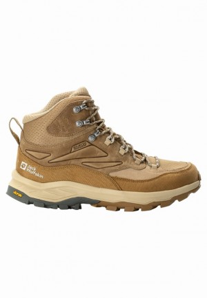 Jack Wolfskin Cyrox Texapore Mid Wandelschoenen Heren Bruin | 37351755