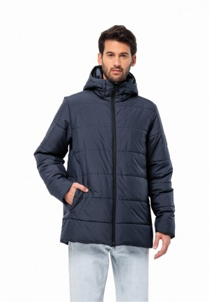 Jack Wolfskin Deutzer Long Jassen Heren Donkerblauw | 97359735