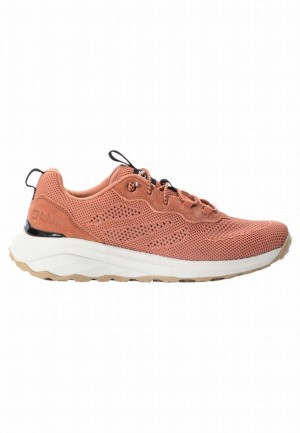 Jack Wolfskin Dromoventure Knit Low Outdoorschoenen Dames Roze | 55602468