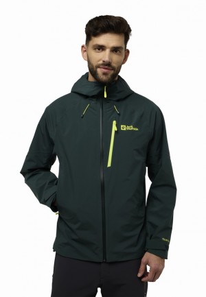 Jack Wolfskin Eagle Peak 2l Regenjassen Heren Groen | 59201247