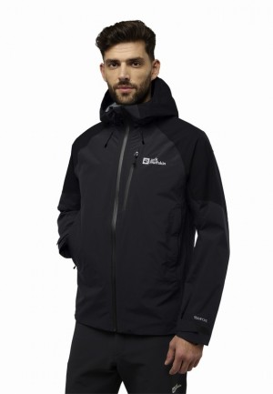 Jack Wolfskin Eagle Peak 2l Regenjassen Heren Zwart | 70770026