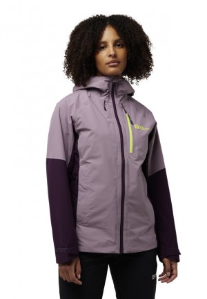 Jack Wolfskin Eagle Peak 2l Regenjassen Dames Paars | 57330248