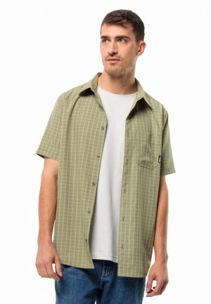 Jack Wolfskin El Dorado Overhemd Heren Olijfgroen | 73056427