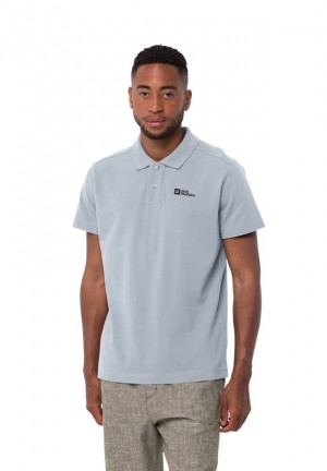 Jack Wolfskin Essential Poloshirt Heren Blauw | 19391391