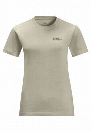 Jack Wolfskin Essential T-shirts Dames Grijs | 27760746