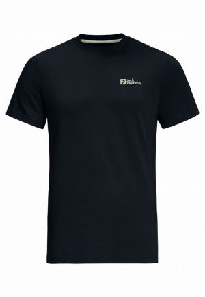 Jack Wolfskin Essential T-shirts Heren Donkerblauw | 13498919