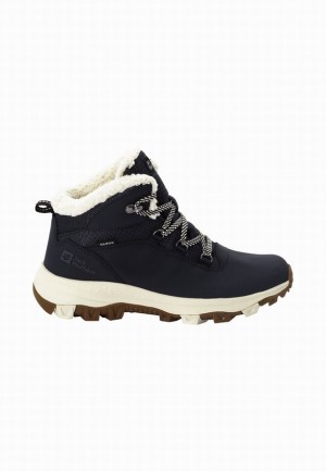Jack Wolfskin Everquest Texapore Mid Winterschoenen Dames Donkerblauw | 43560666