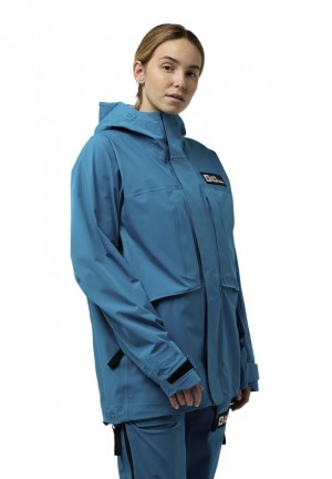 Jack Wolfskin Expdn 3l Regenjassen Dames Blauw | 60294814