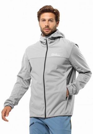 Jack Wolfskin Feldberg Hoody Softshell Jas Heren Grijs | 95471878
