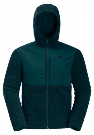 Jack Wolfskin Felslicht Hooded Fleece Jassen Heren Donkerblauw | 44237864