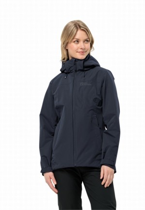 Jack Wolfskin Fernblick 2l Jassen Dames Donkerblauw | 15923519
