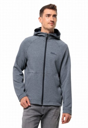 Jack Wolfskin Fernweh Hooded Fleece Jassen Heren Donkerblauw | 12956554