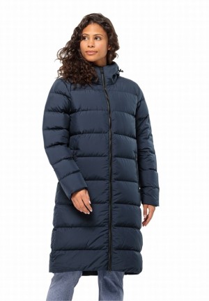 Jack Wolfskin Frozen Palace Donzen Jassen Dames Donkerblauw | 94540637