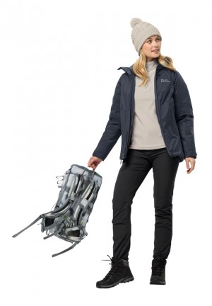 Jack Wolfskin Geigelstein Slim Wandelbroeken Dames Zwart | 68858121