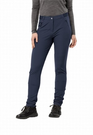 Jack Wolfskin Geigelstein Slim Wandelbroeken Dames Donkerblauw | 96938318