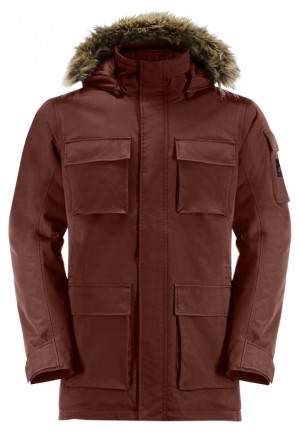 Jack Wolfskin Glacier Canyon Jassen Heren Rood | 71435161