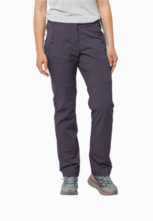 Jack Wolfskin Glastal Wandelbroeken Dames Paars | 87064038